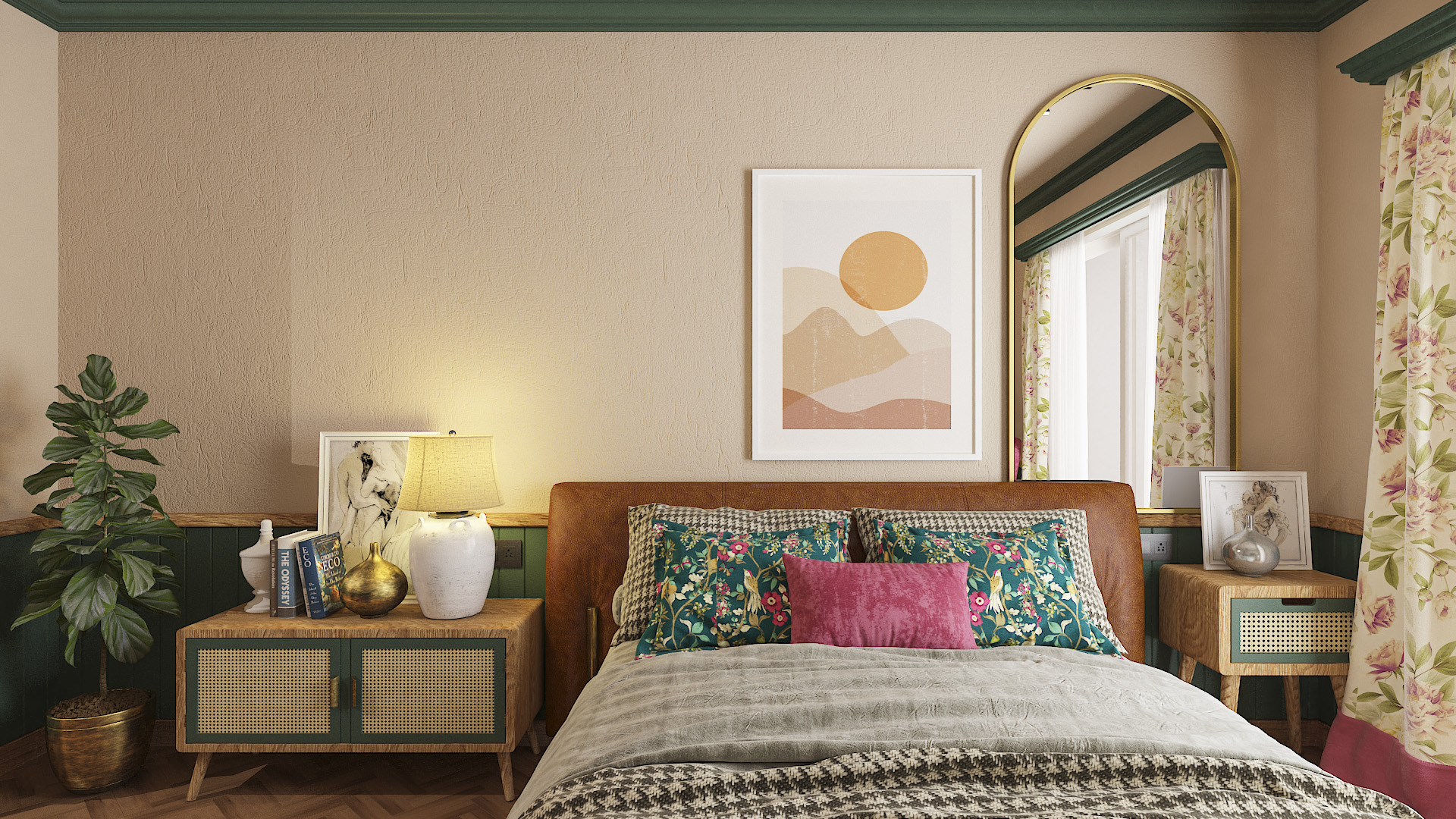 Bed room interior design