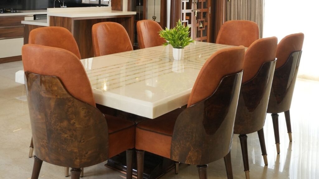 Custom dining table